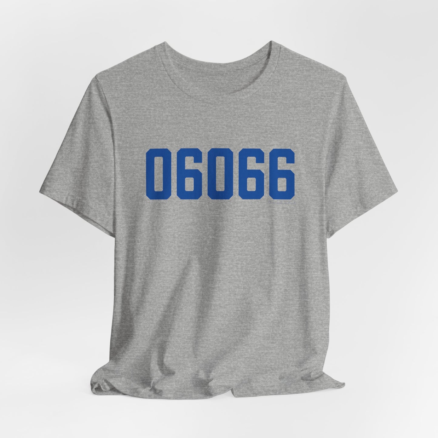 06066 Vernon Connecticut Zip Code Unisex Jersey Short Sleeve T-Shirt