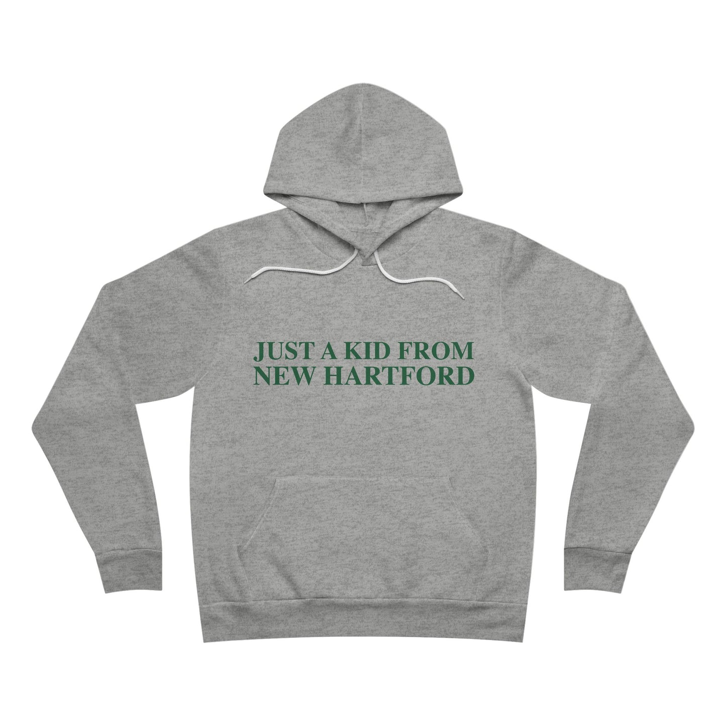 Just a kid from New Hartford Unisex Sponge Fleece Pullover Hoodie