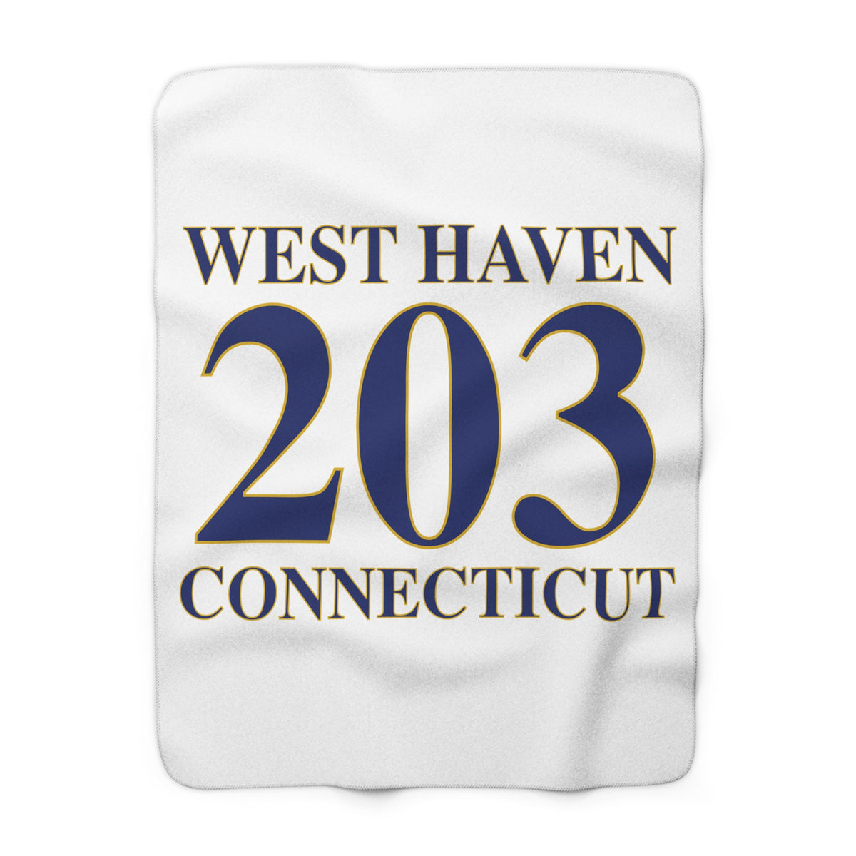 West Haven 203 Connecticut Sherpa Fleece Blanket