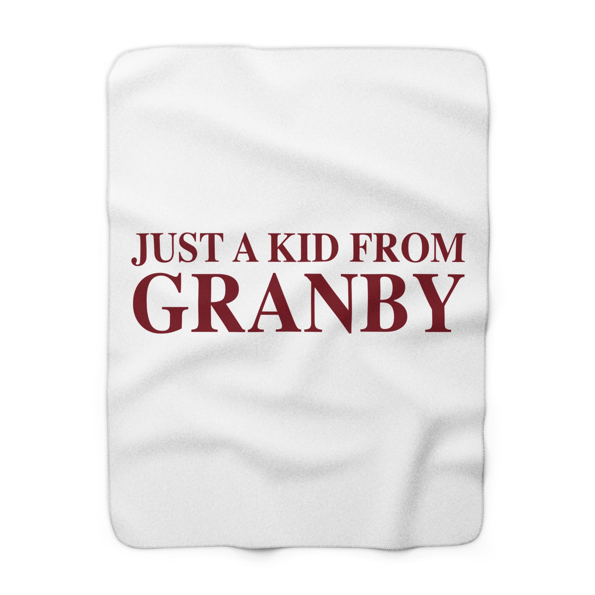 Just a kid from Granby Fleece Blanket