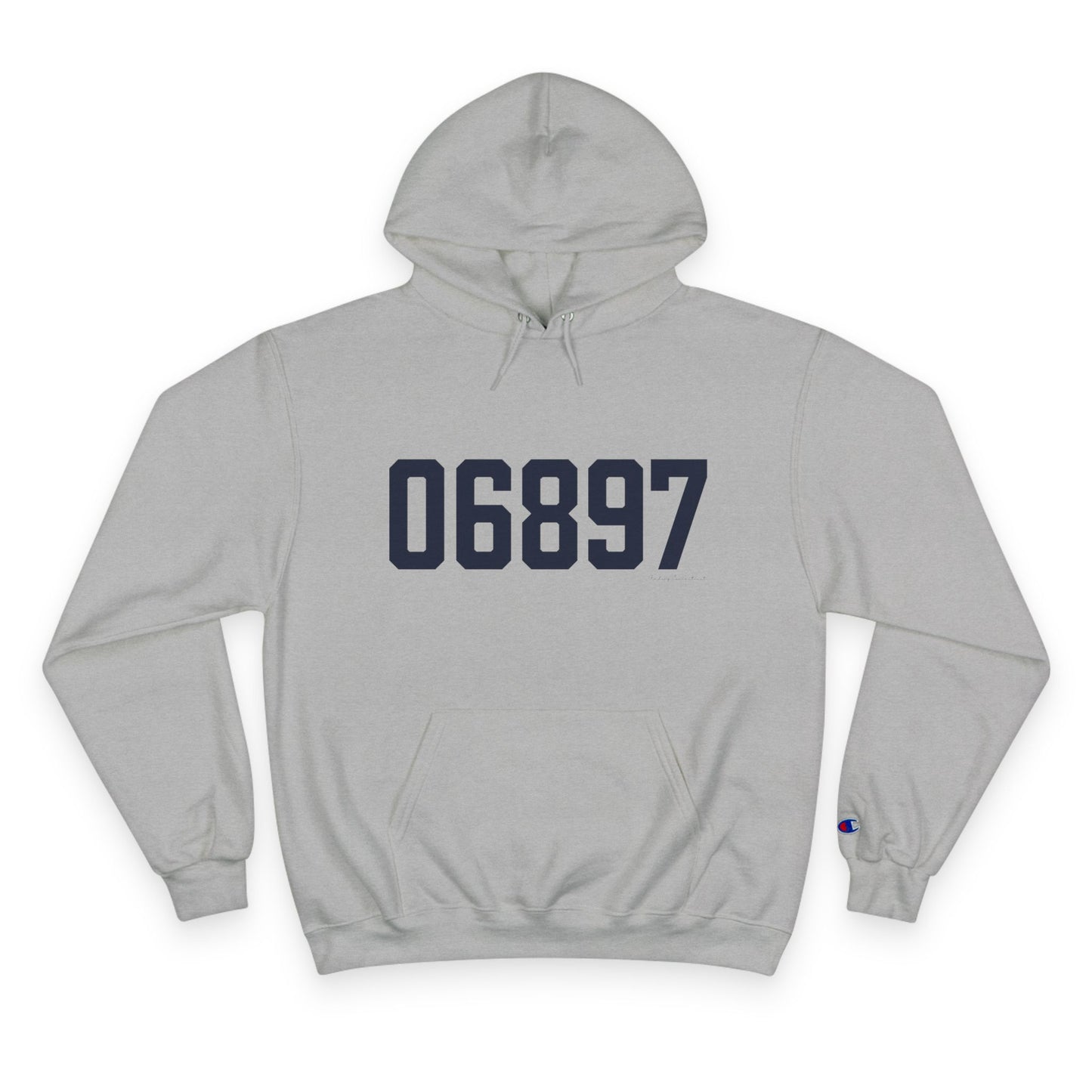 06897 Wilton Connecticut Zip Code Champion Hoodie Sweatshirt