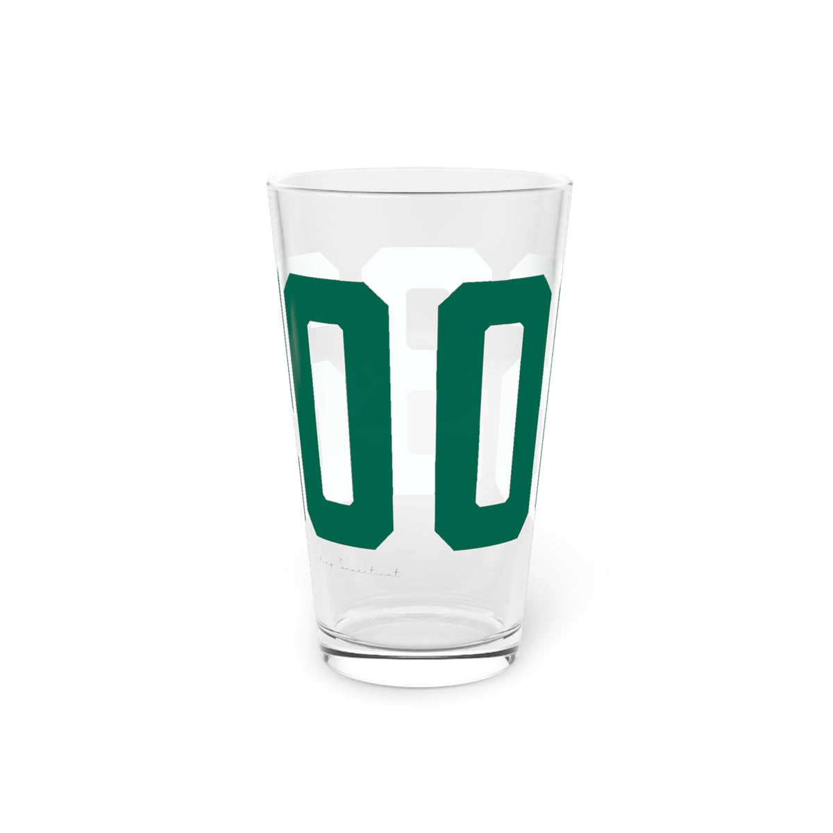 06320 New London Connecticut Zip Code Pint Glass, 16oz