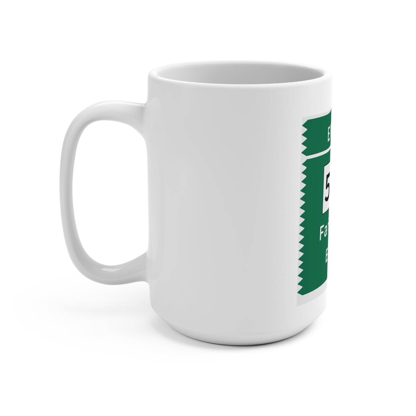 Vintage Merritt Parkway Exit 46 Sign Mug 15oz