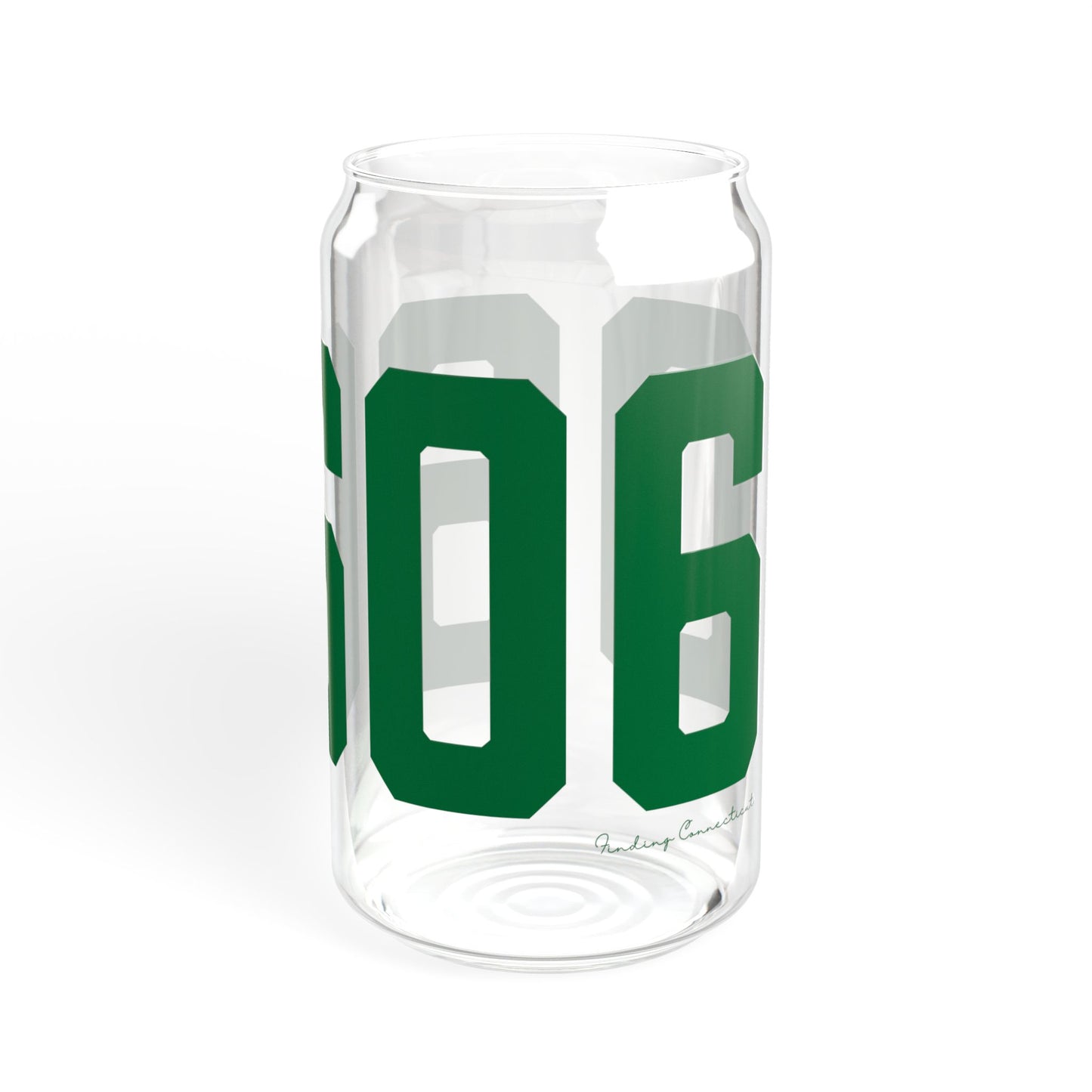 06606 Bridgeport Connecticut Zip Code Sipper Glass, 16oz