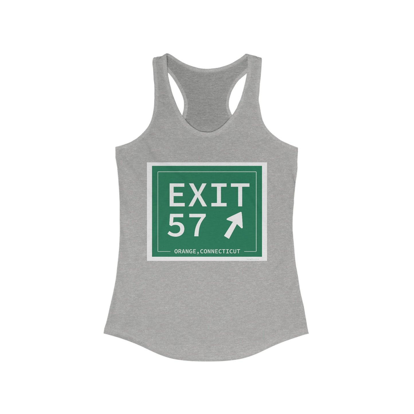 Vintage Exit 57 WCP Sign Women's Ideal Racerback Tank Top