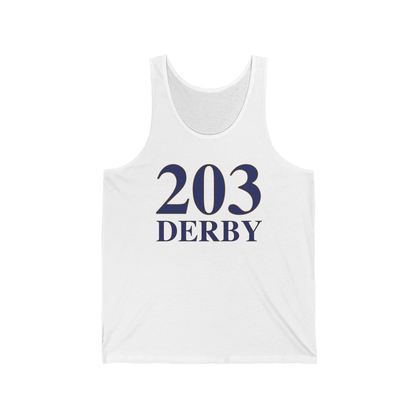 203 Derby Unisex Jersey Tank Top