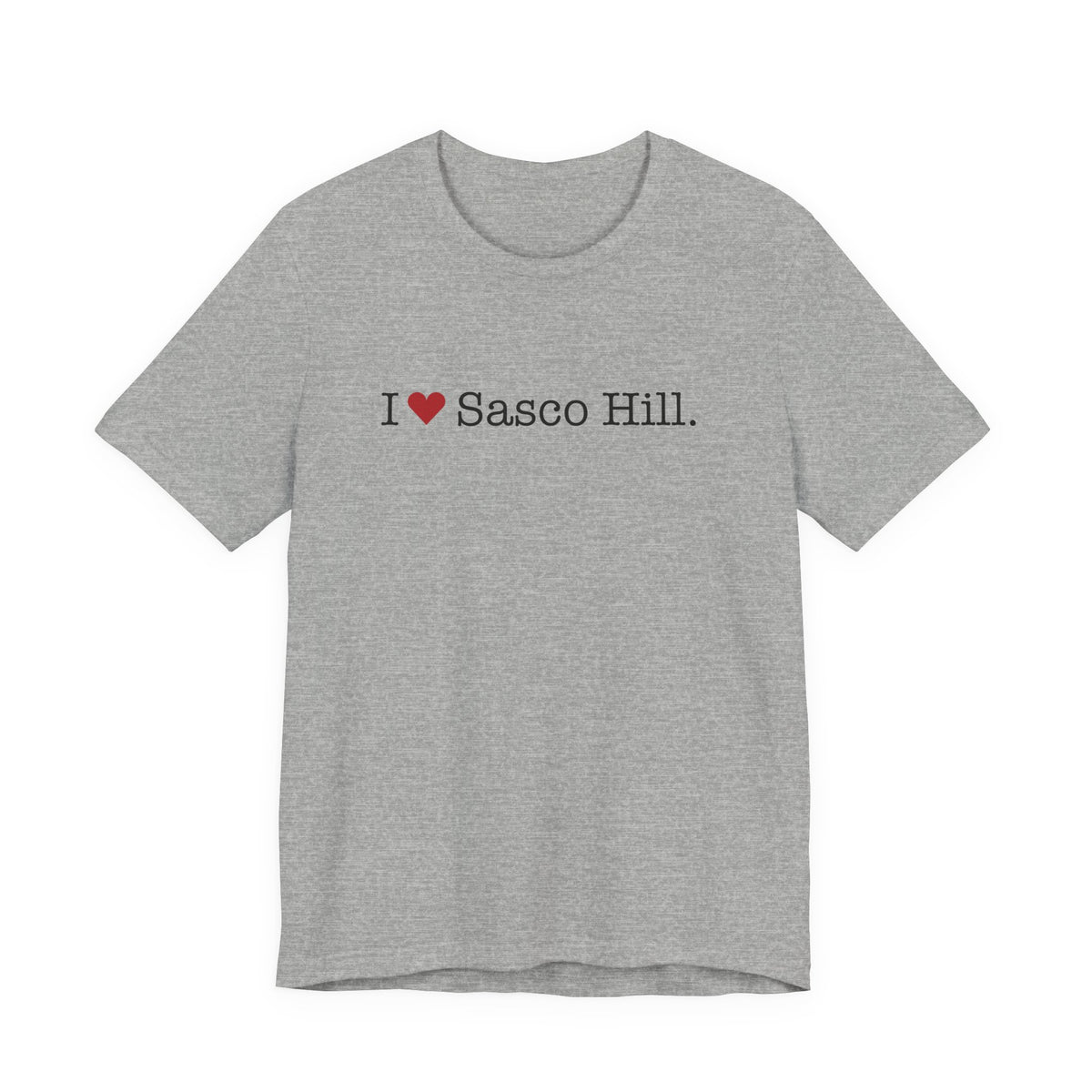 I Heart Sasco Hill. Unisex Jersey Short Sleeve T-Shirt