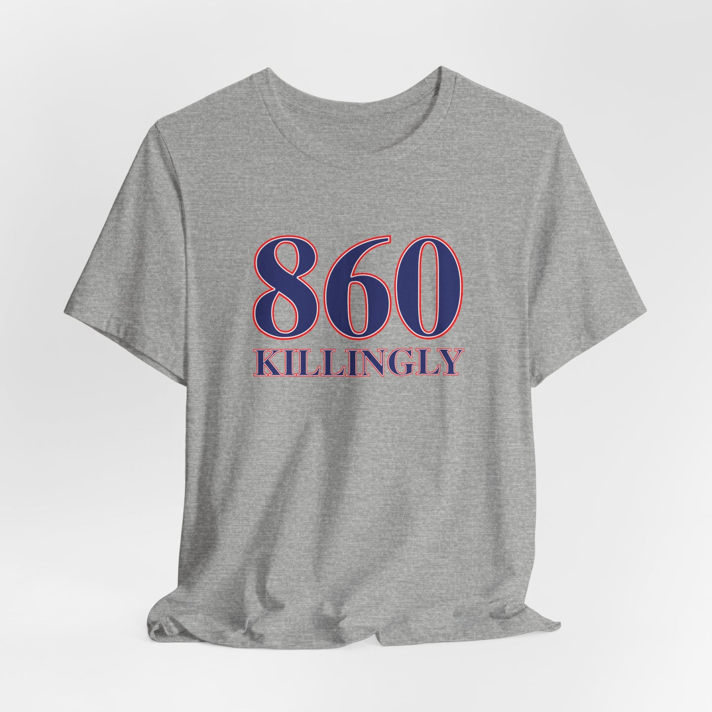 860 Killingly Red White & Blue Unisex Jersey Short Sleeve T-Shirt