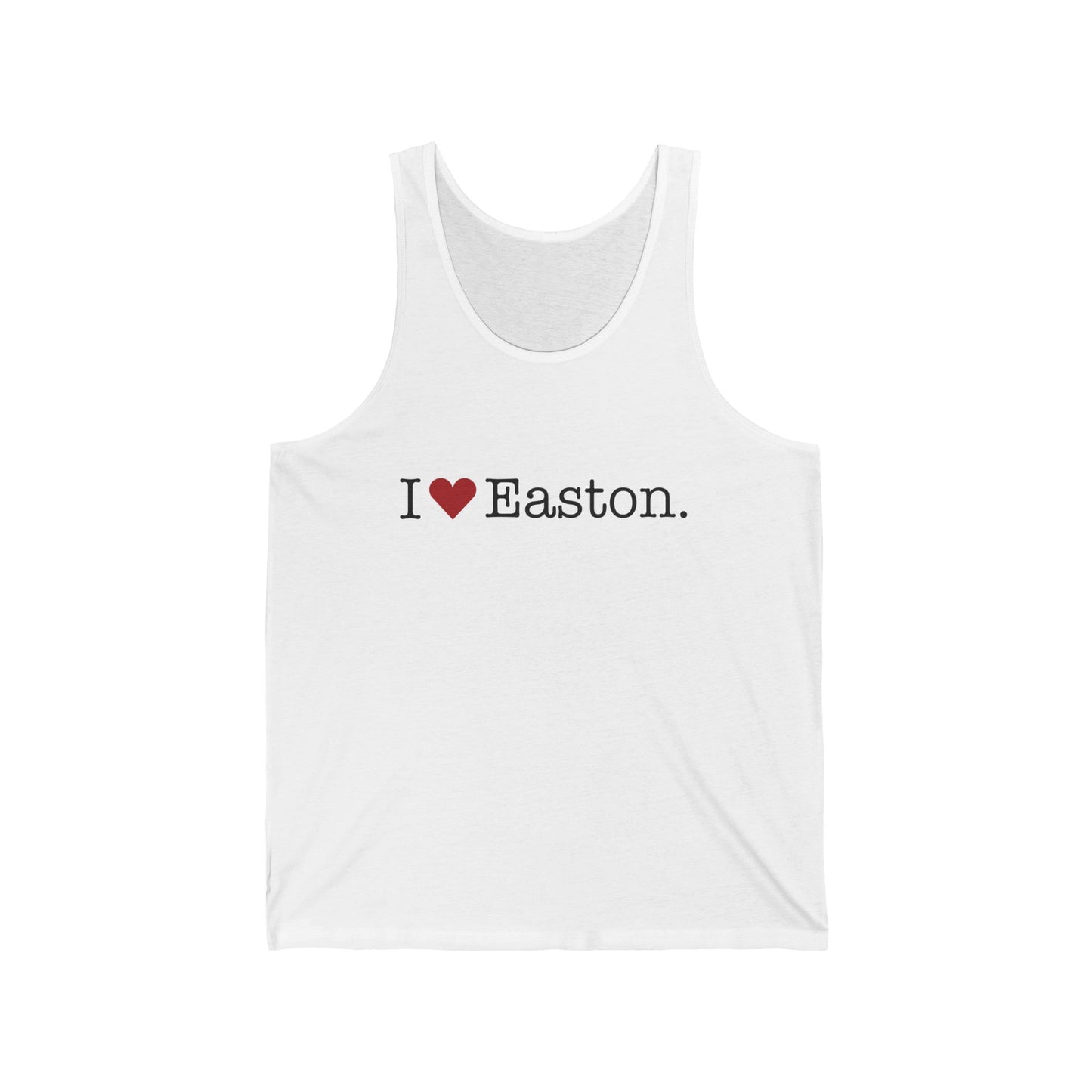 I Heart Easton. Unisex Jersey Tank Top