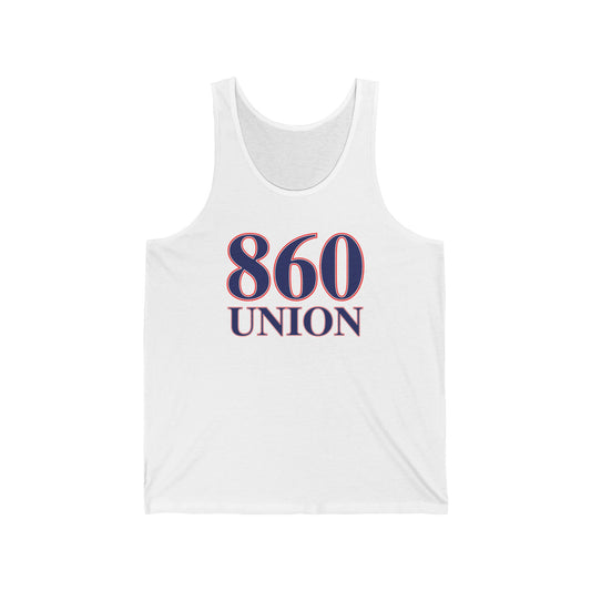 860 Union Red White & Blue Unisex Jersey Tank Top