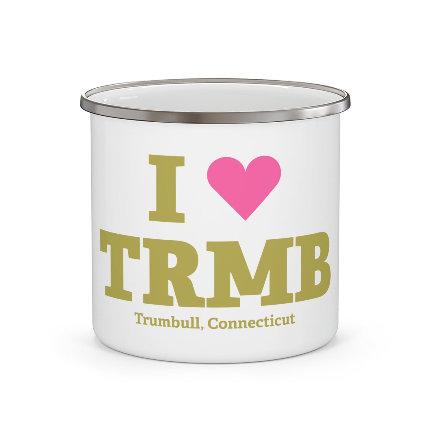 I Heart TRMB Enamel Camping Mug