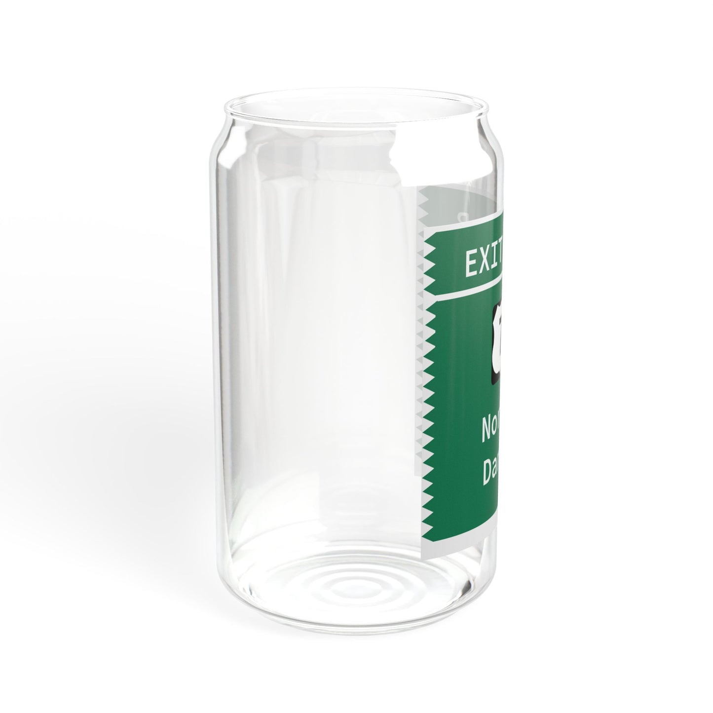 Vintage Merritt Parkway Exit 39 A-B Sign Sipper Glass, 16oz