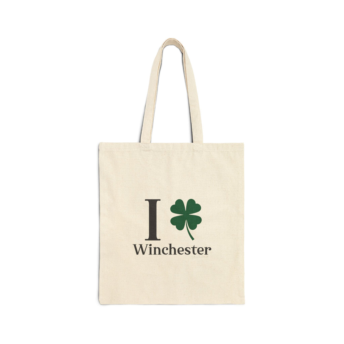 I Clover Winchester Cotton Canvas Tote Bag