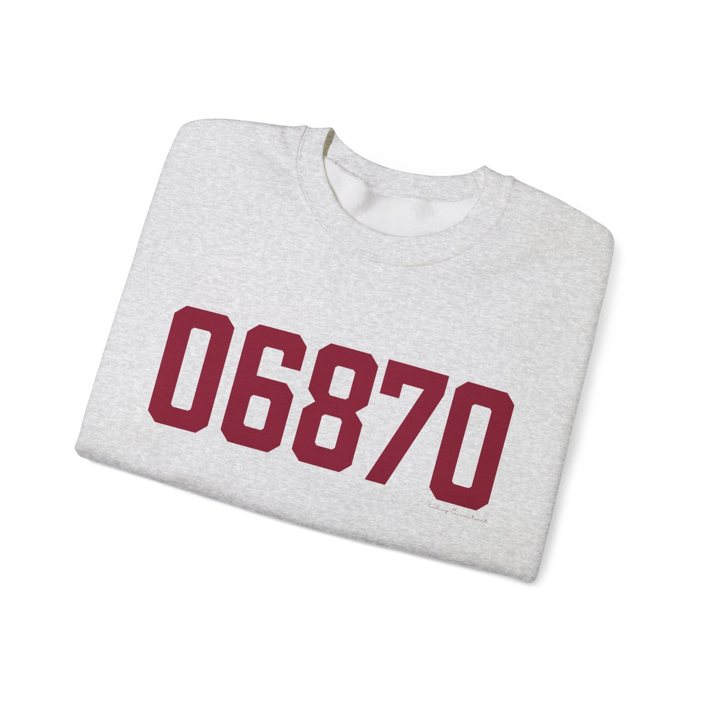 06870 - Greenwich Connecticut Zip Code Unisex Heavy Blend™ Crewneck Sweatshirt