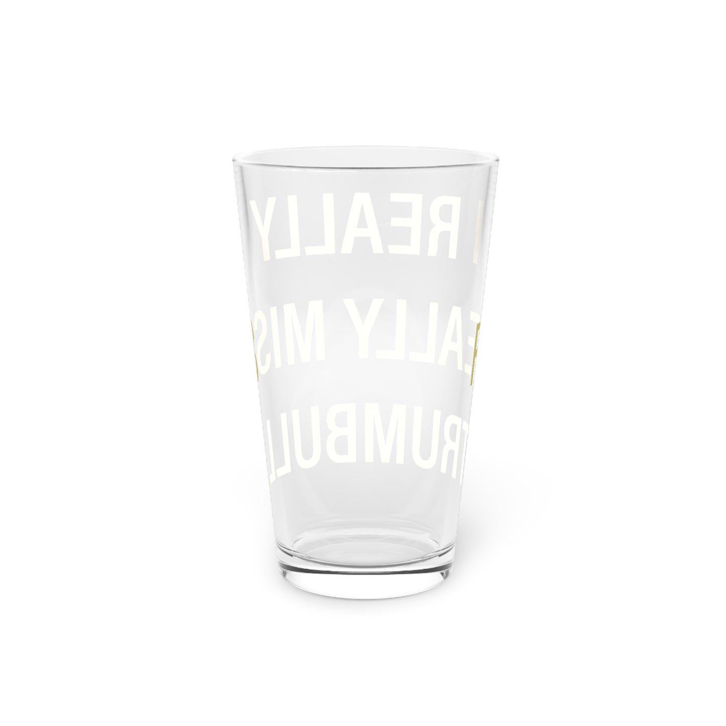 I Really Really Miss Trumbull Pint Glass, 16oz