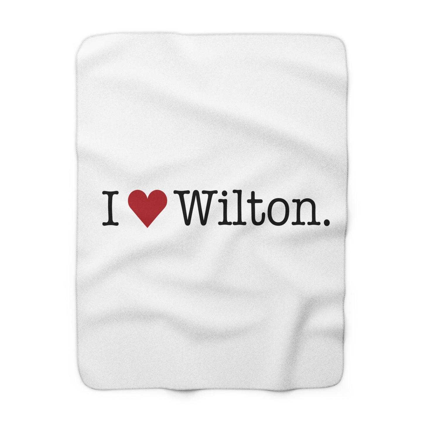 I Heart Wilton. Sherpa Fleece Blanket