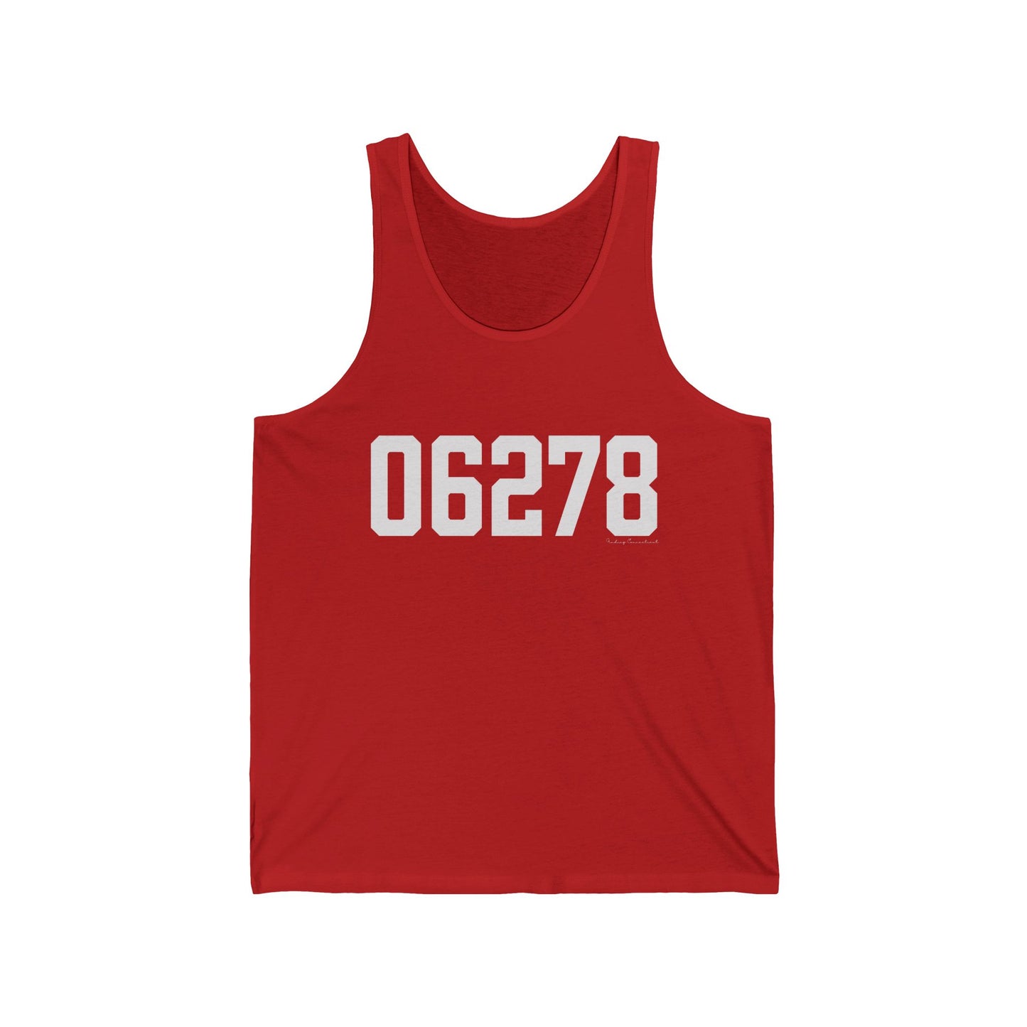 06278 Ashford CT Zip Code Unisex Jersey Tank Top