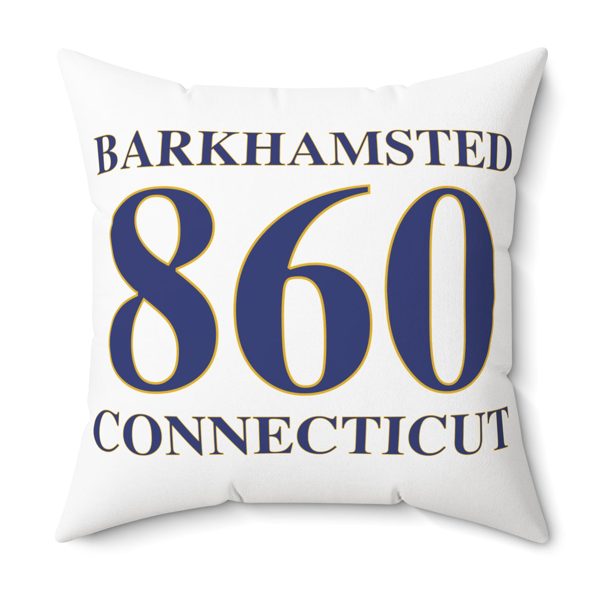 Barkhamsted 860 Connecticut Polyester Square Pillow