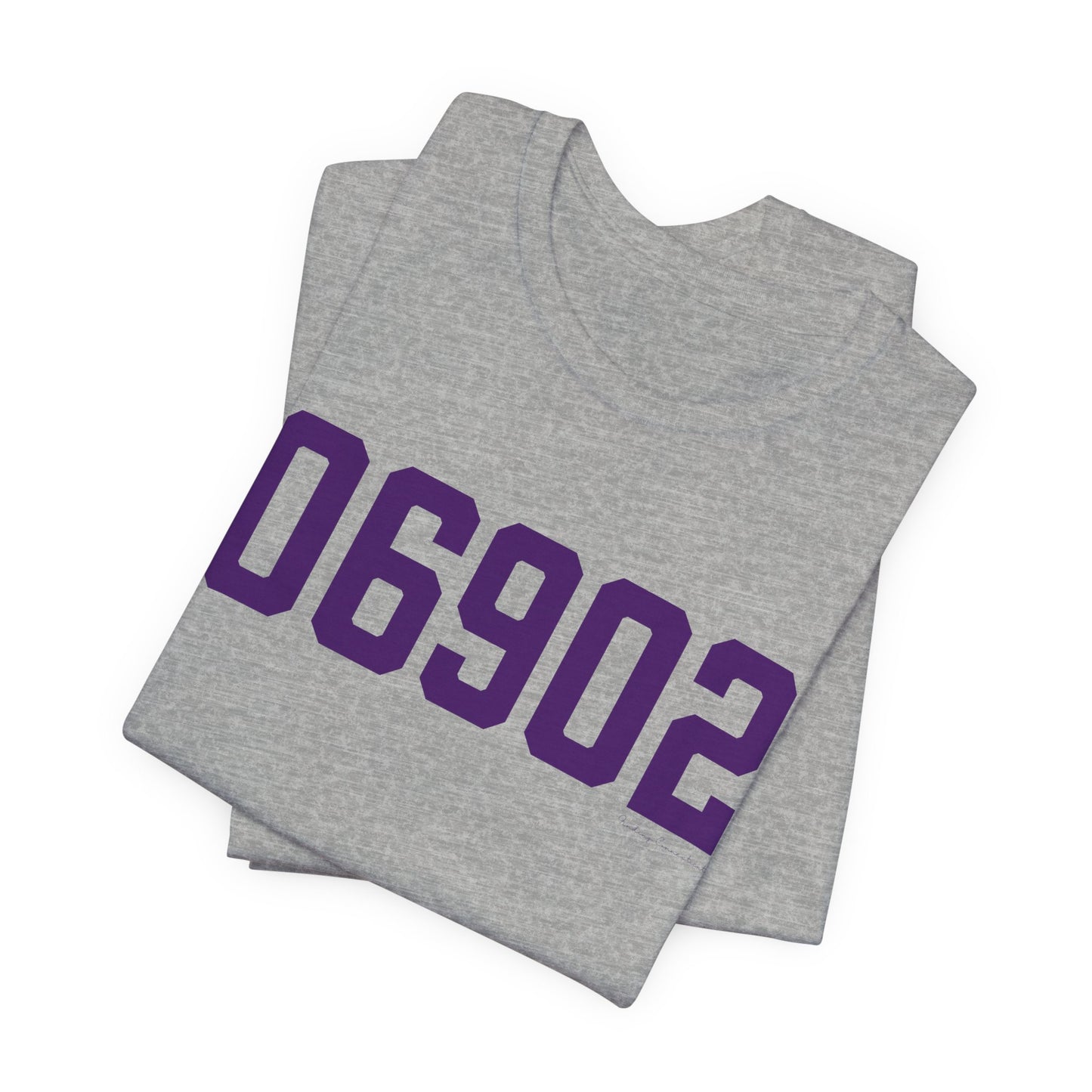 06902 Stamford Connecticut Zip Code Unisex Jersey Short Sleeve T-Shirt