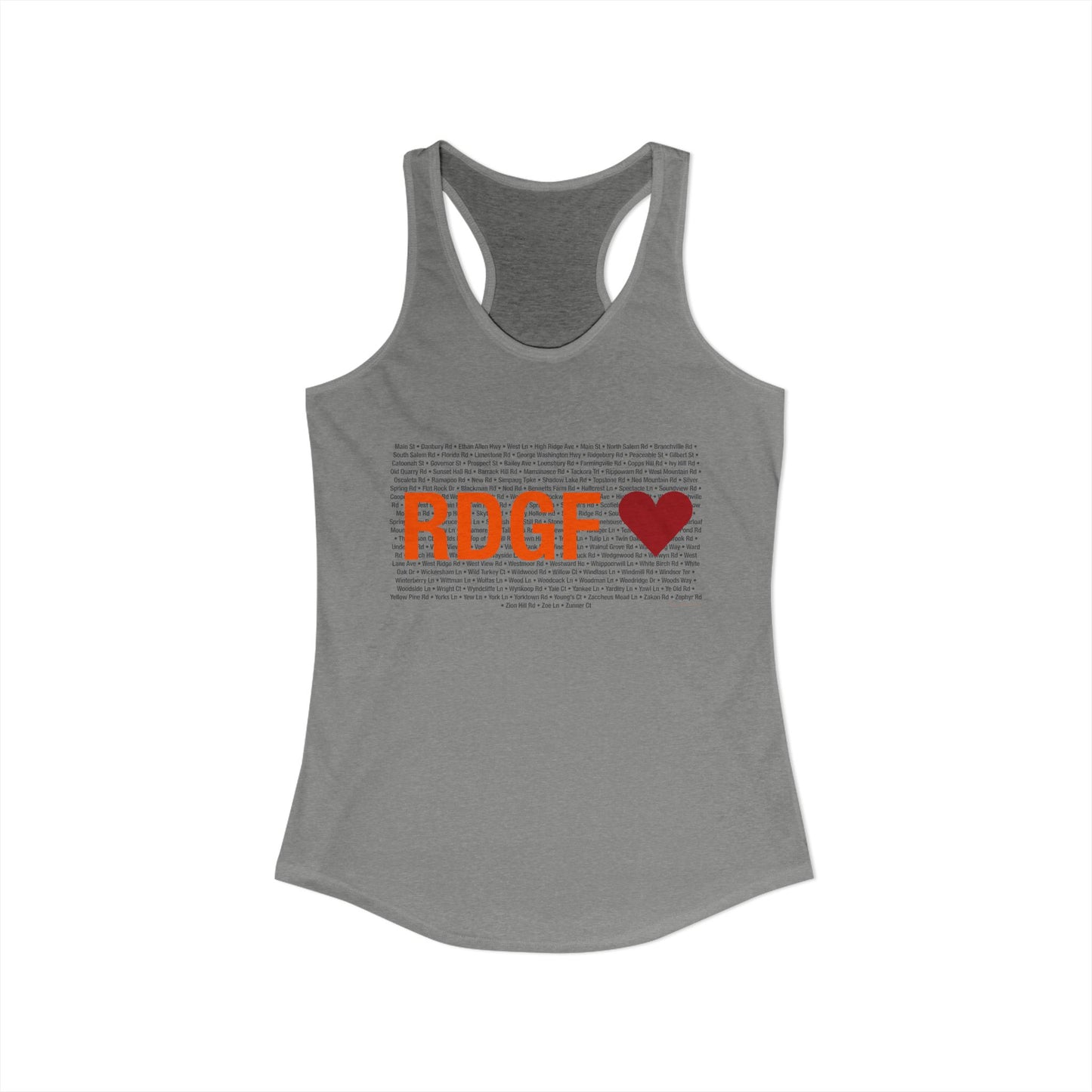Ridgefield Love Women's Ideal Racerback Tank Top