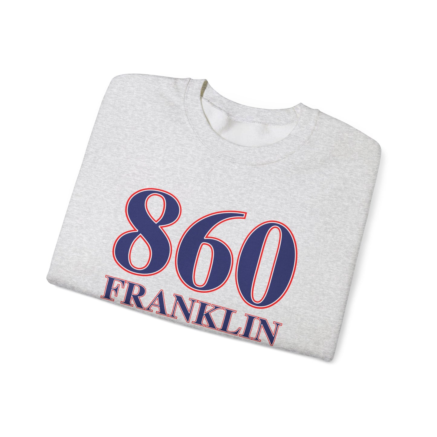 860 Franklin Red White & Blue Unisex Heavy Blend™ Crewneck Sweatshirt