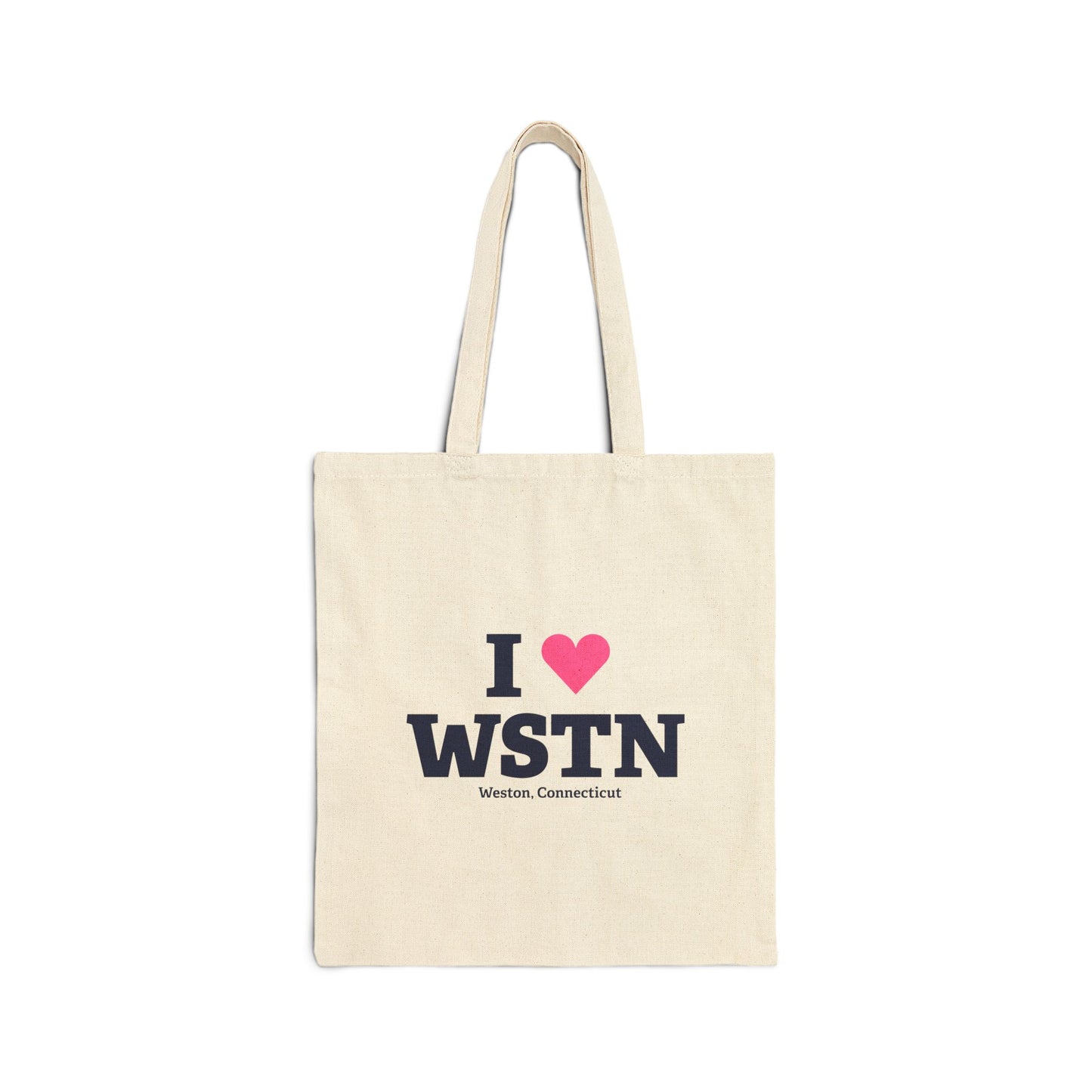 I Heart WSTN Cotton Canvas Tote Bag