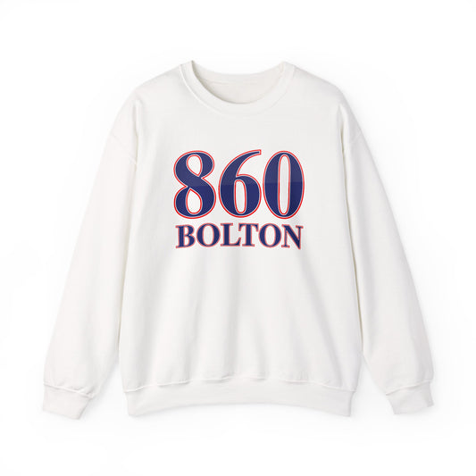 860 Bolton Red White & Blue Unisex Heavy Blend™ Crewneck Sweatshirt