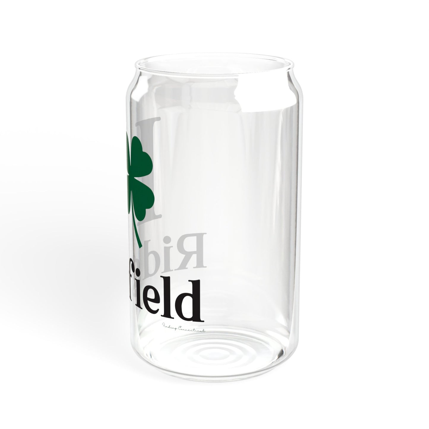 I Clover Ridgefield Sipper Glass, 16oz