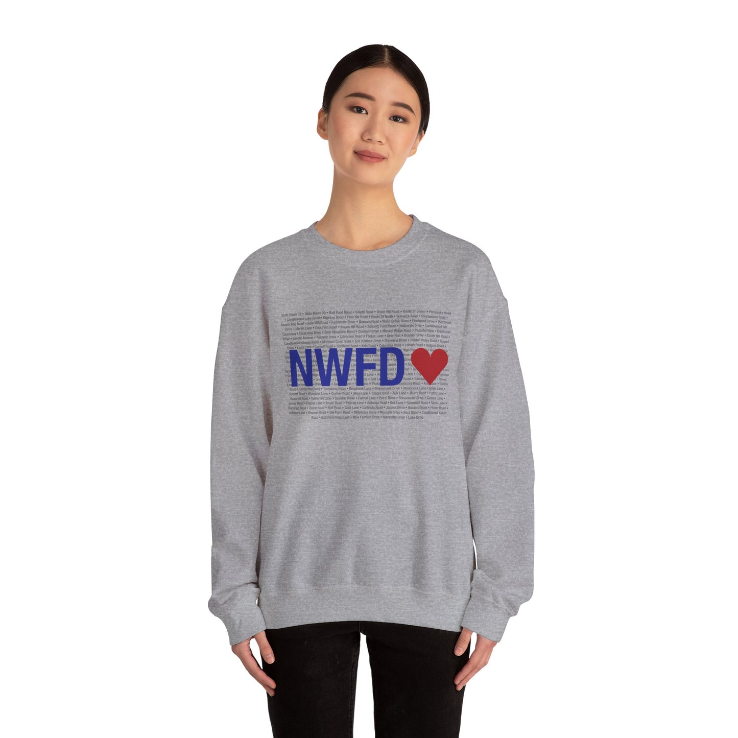 New Fairfield Love Unisex Heavy Blend™ Crewneck Sweatshirt