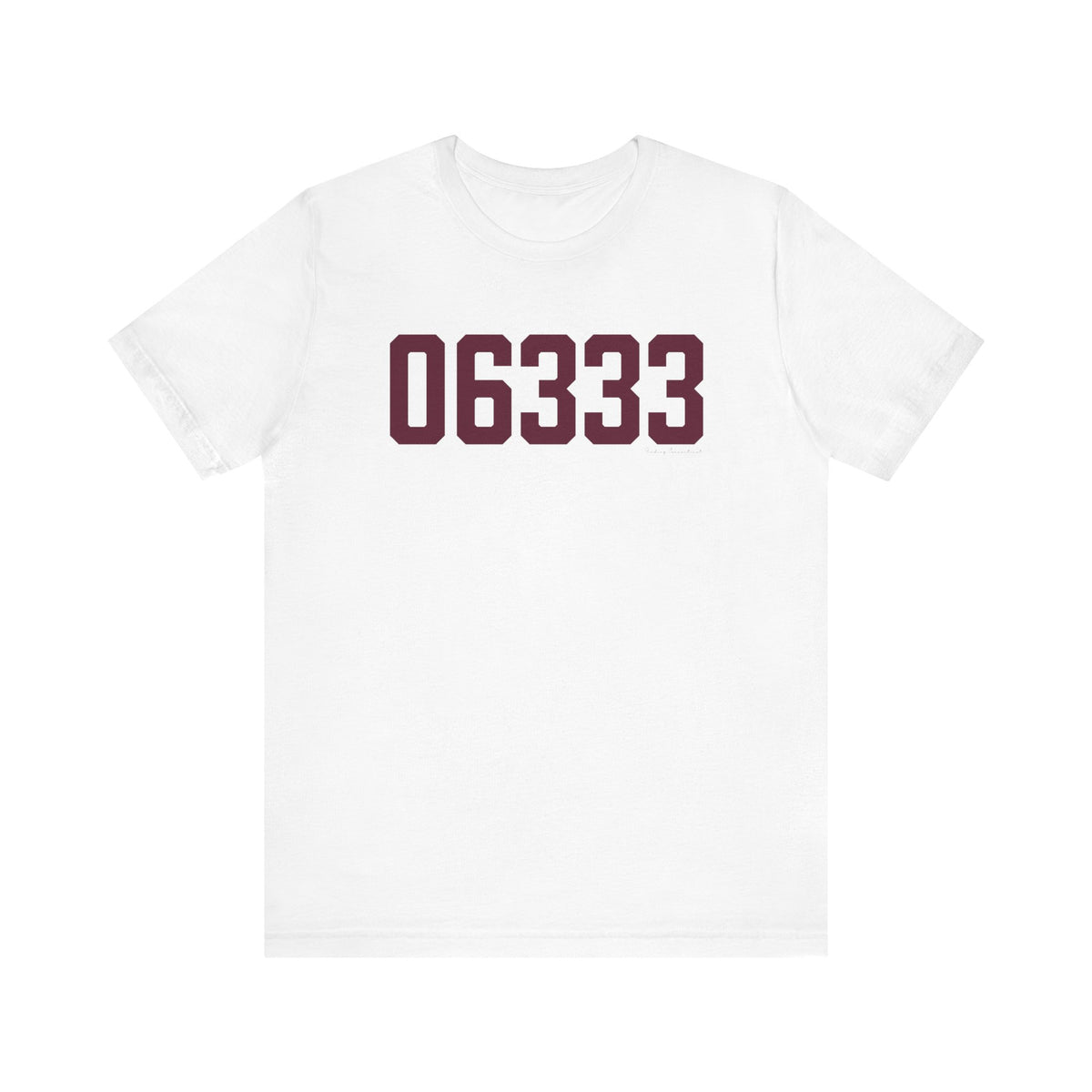 06333 East Lyme Connecticut Zip Code Unisex Jersey Short Sleeve T-Shirt