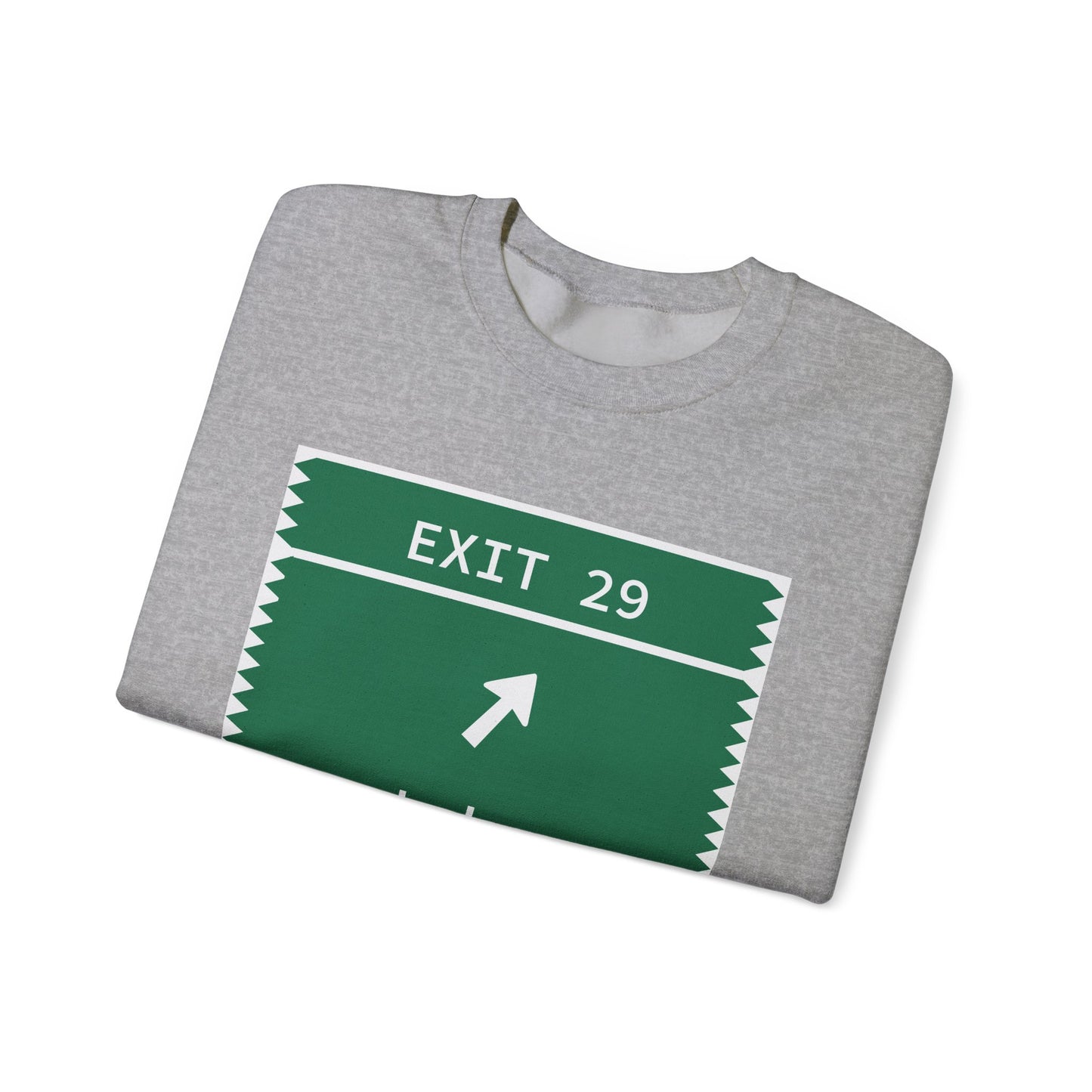 Vintage Merritt Parkway Exit 29 Sign Unisex Heavy Blend™ Crewneck Sweatshirt