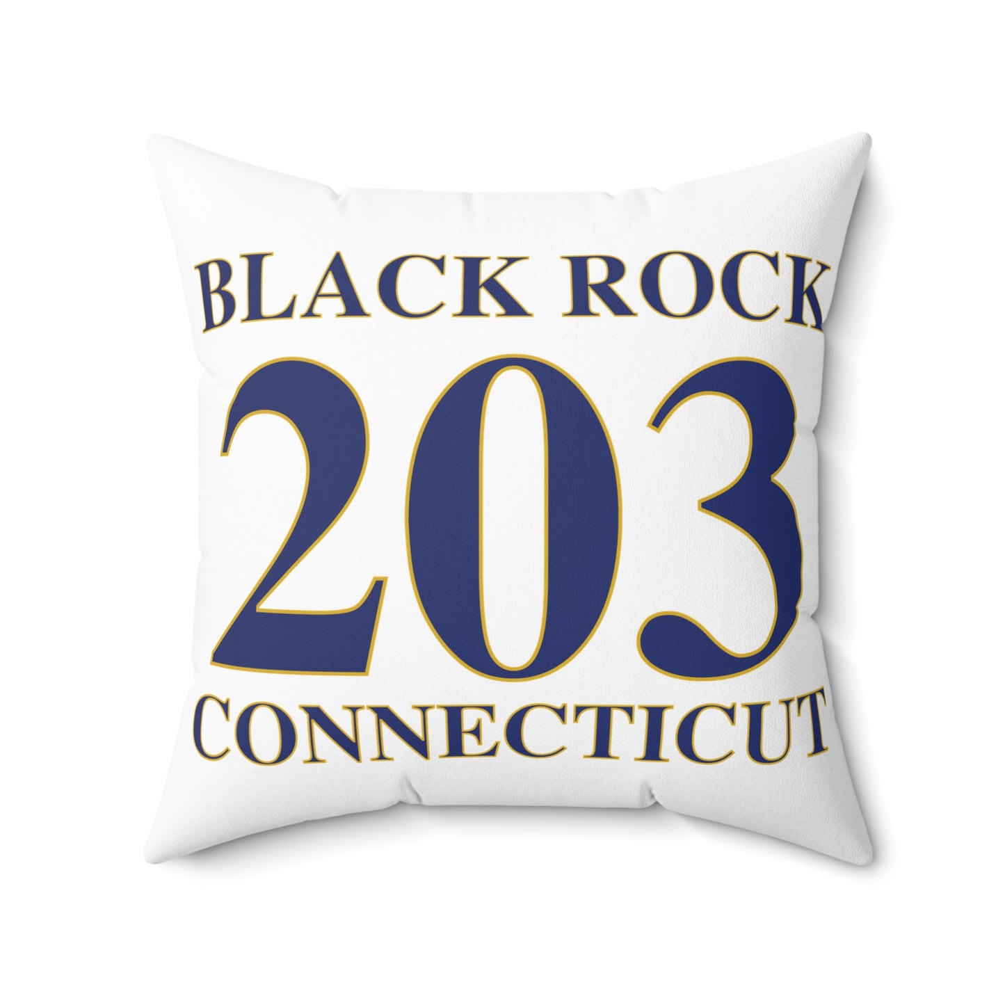Black Rock 203 Connecticut  Spun Polyester Square Pillow
