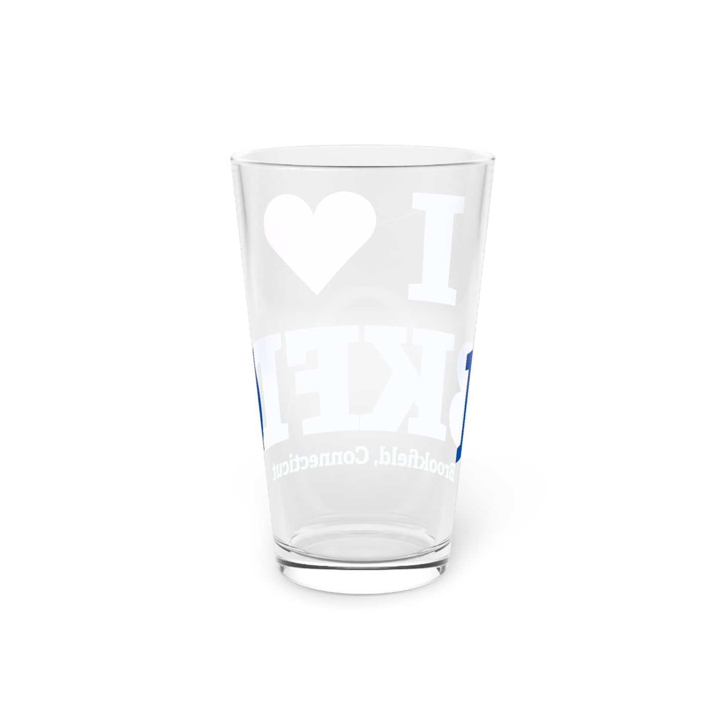 I Heart BKFD Pint Glass, 16oz