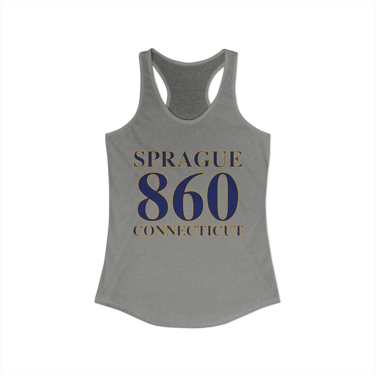 Sprague 860 Connecticut Women's Ideal Racerback Tank Top