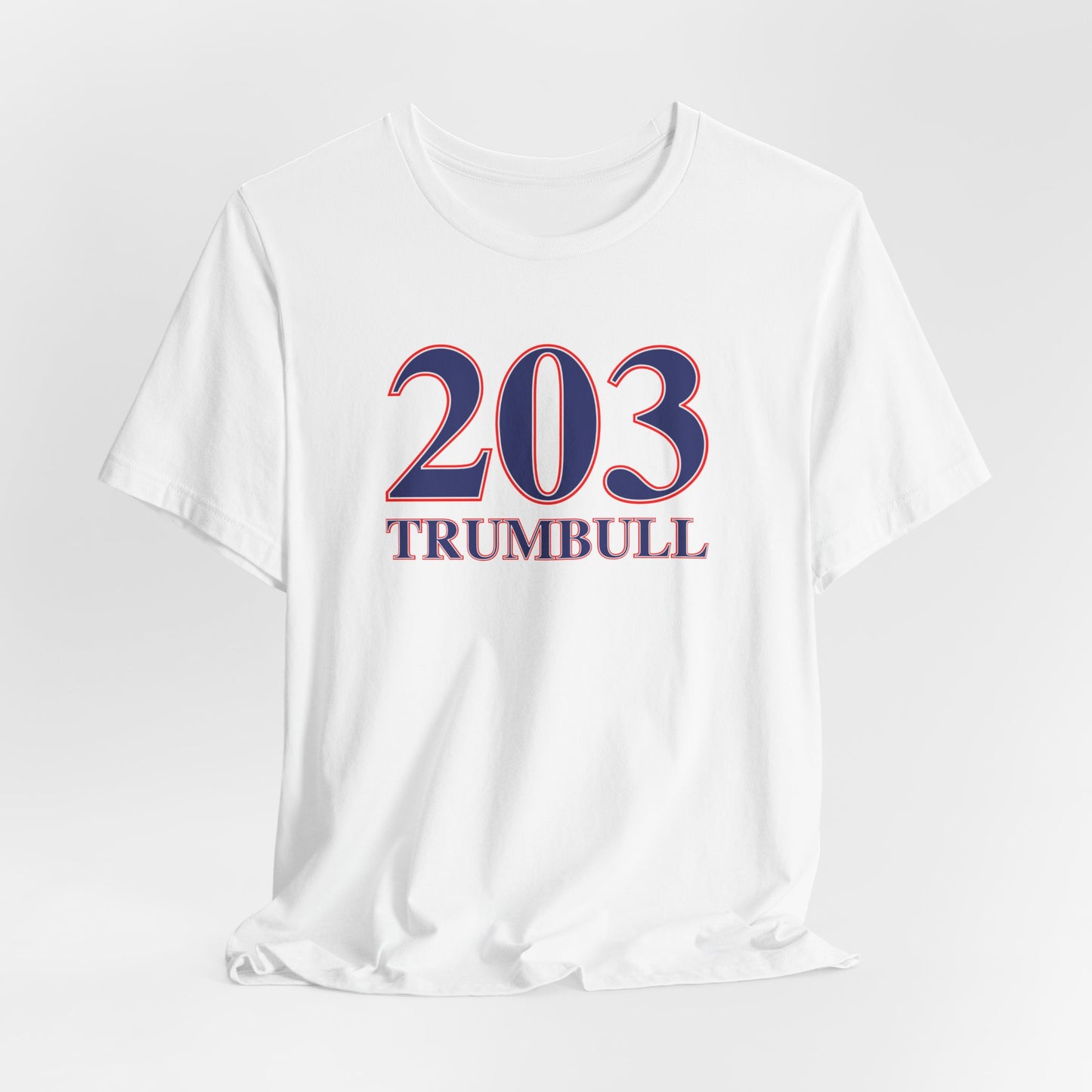 203 Trumbull Red White & Blue Unisex Jersey Short Sleeve T-Shirt