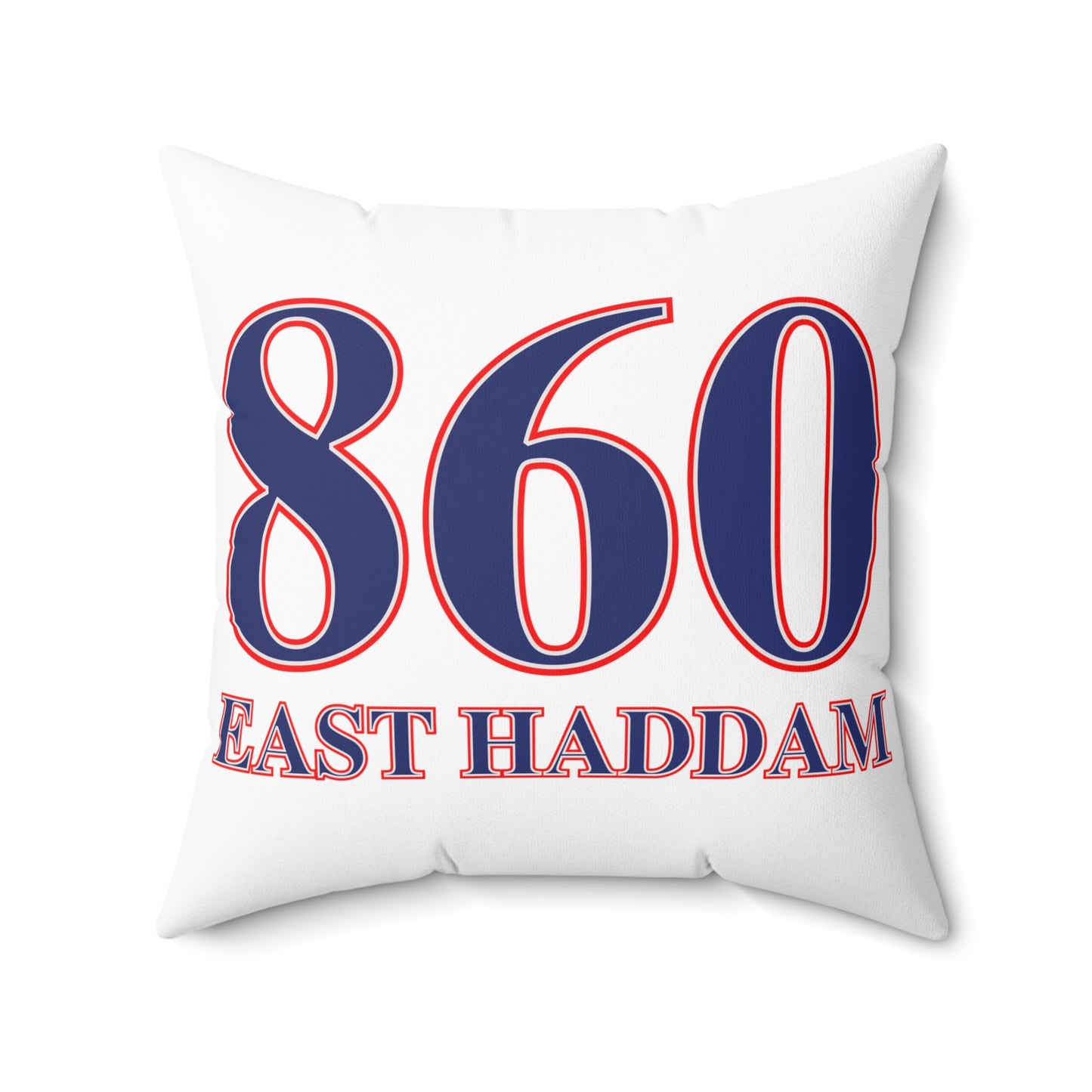 860 East Haddam Red, White & Blue Spun Polyester Square Pillow