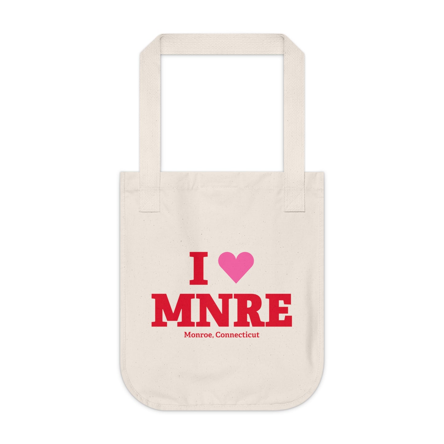 I Heart MNRE Organic Canvas Tote Bag