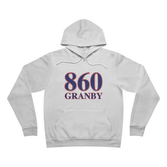 860 Granby Red White & Blue Unisex Sponge Fleece Pullover Hoodie