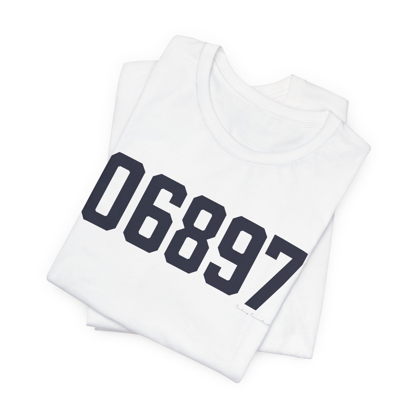 06897 Wilton Connecticut Zip Code Unisex Jersey Short Sleeve T-Shirt