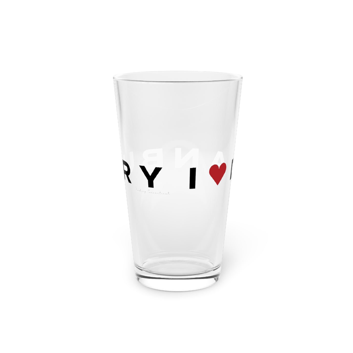 Danbury Vision Pint Glass, 16oz