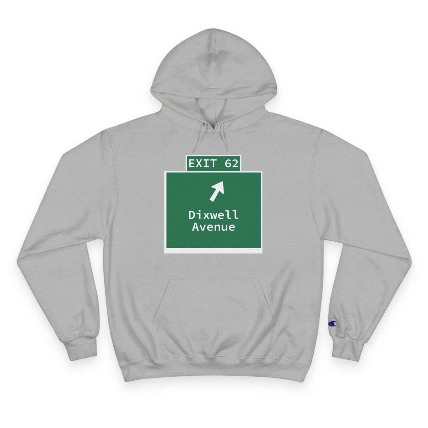Vintage WCP Exit 62 Sign Champion Hoodie