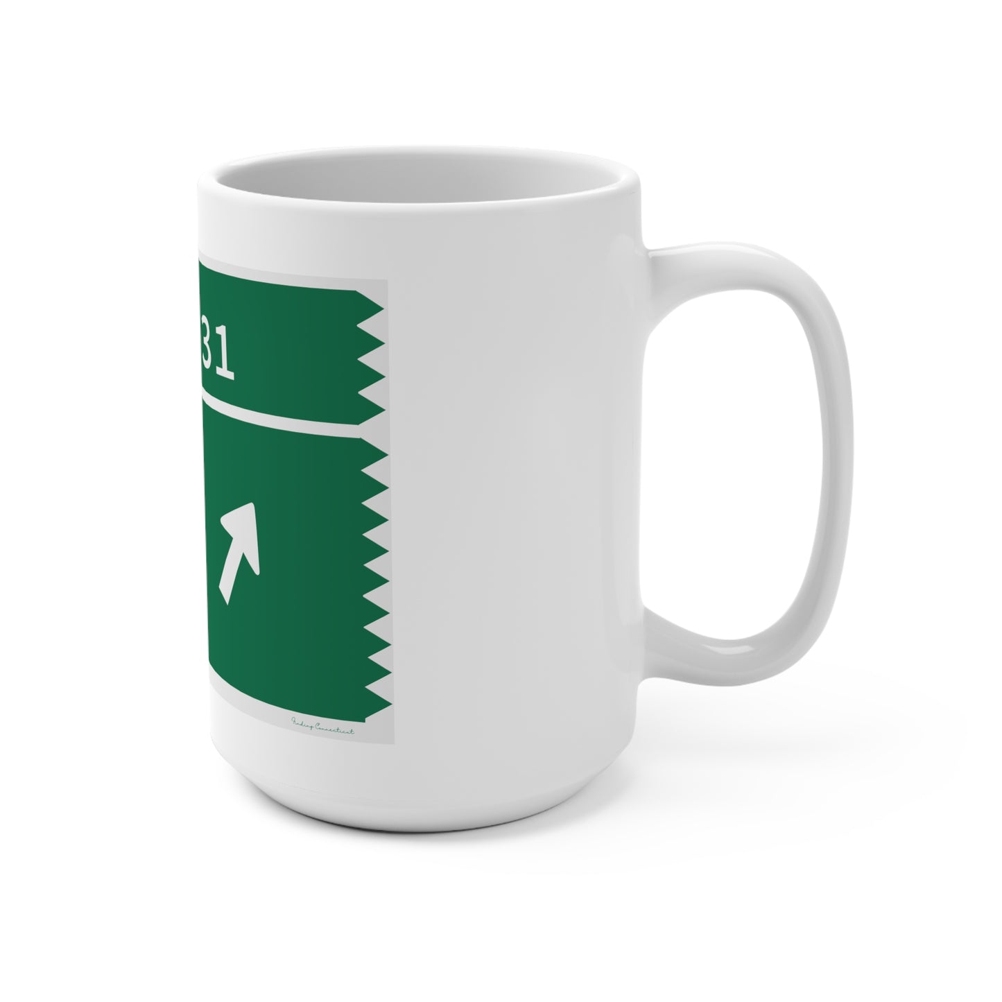 Vintage Merritt Parkway Exit 31 Sign Mug 15oz