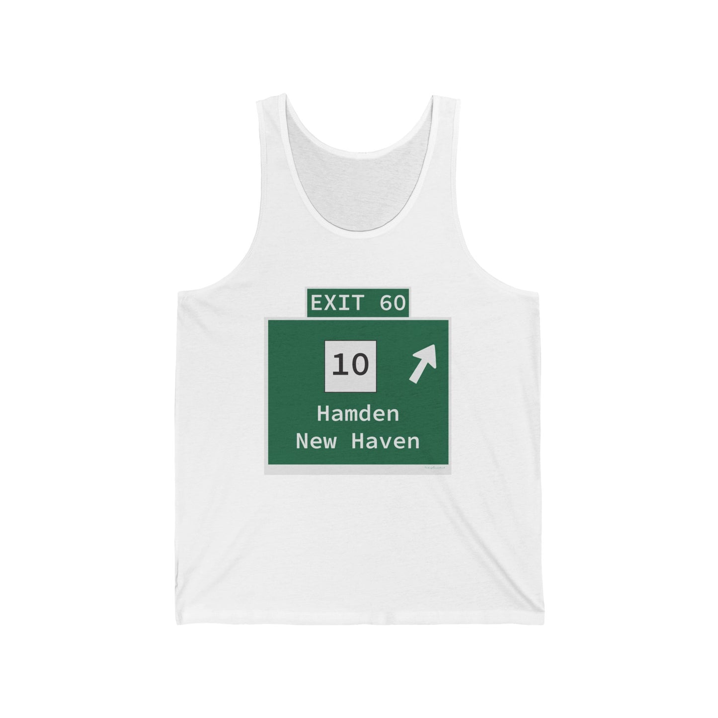 Vintage WCP Exit 60 Sign Unisex Jersey Tank Top