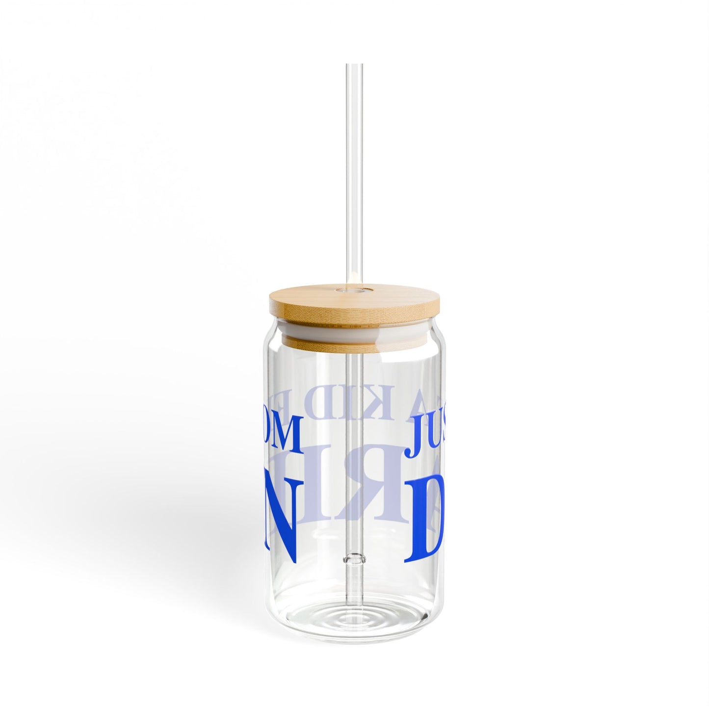 Just a kid from Darien Sipper Glass, 16oz