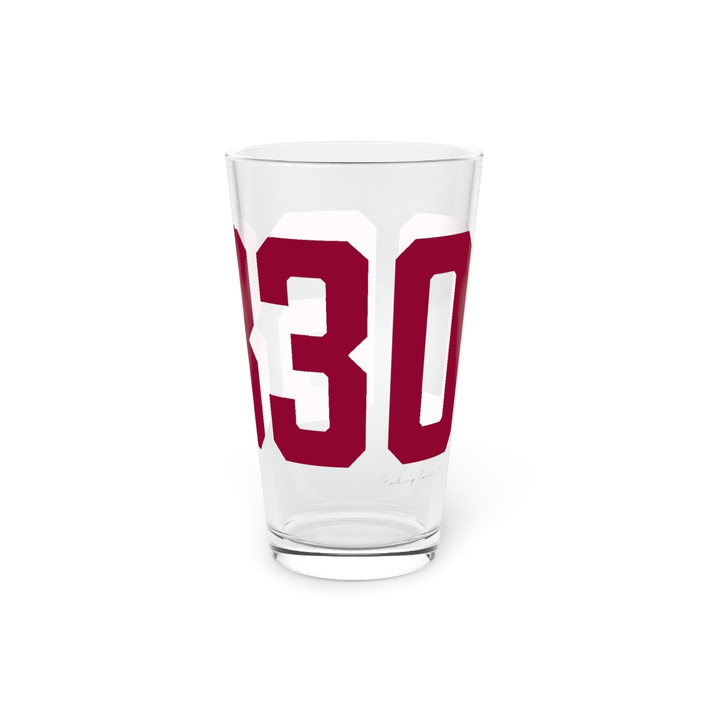06830 - Greenwich Connecticut Zip Code Pint Glass, 16oz