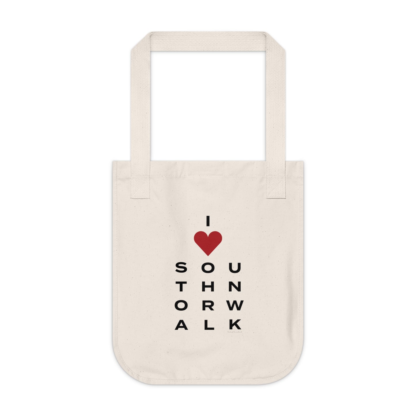 South Norwalk Vision Organic Canvas Tote Bag