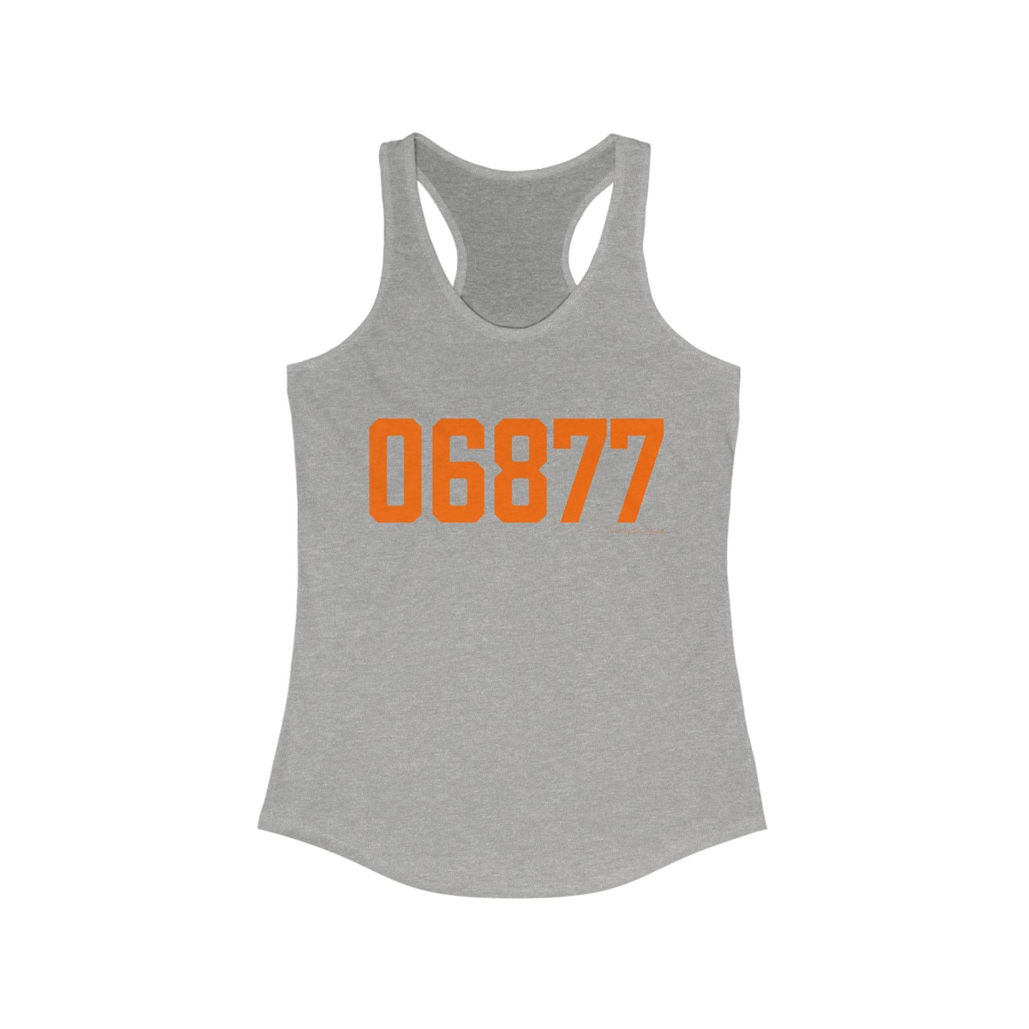 06877 Ridgefield Connecticut Zip Code Women's Ideal Racerback Tank Top