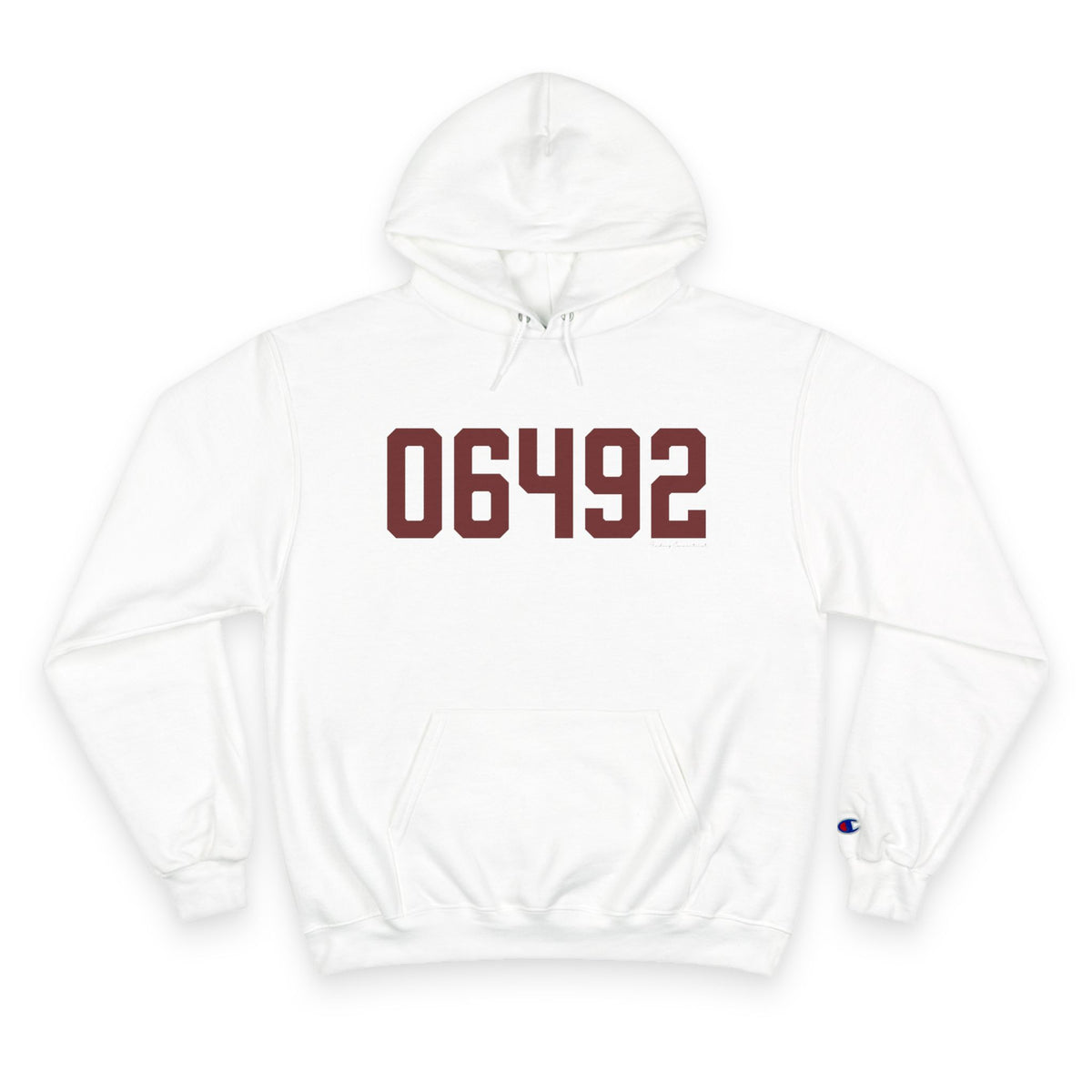06492 Wallingford Connecticut Zip Code Champion Hoodie
