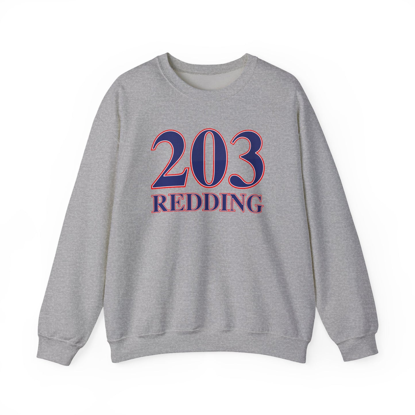 203 Redding Red White & Blue Unisex Heavy Blend™ Crewneck Sweatshirt