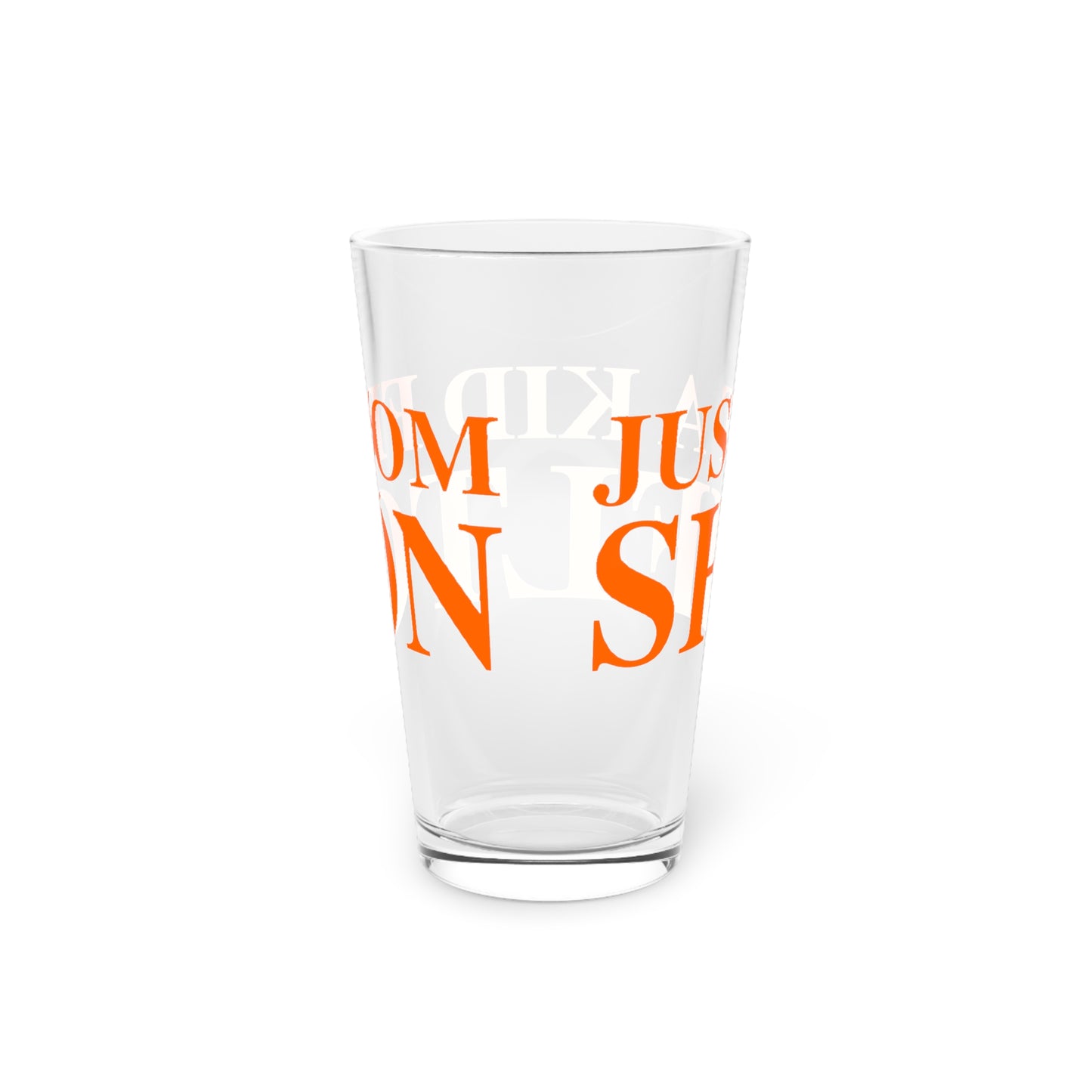 Just a kid from Shelton Pint Glass, 16oz